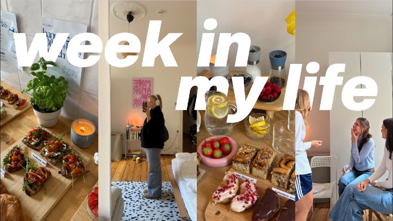 week in my life in Berlin 🍒🤍I birthday brunch mit den girls, back to uni & Gedanken I Hanna Marie