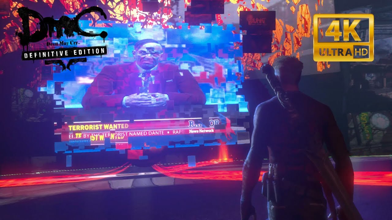 Dante vs Bob Barbas with Neo Skin - DmC Devil May Cry Definitive Edition (4K 60FPS)