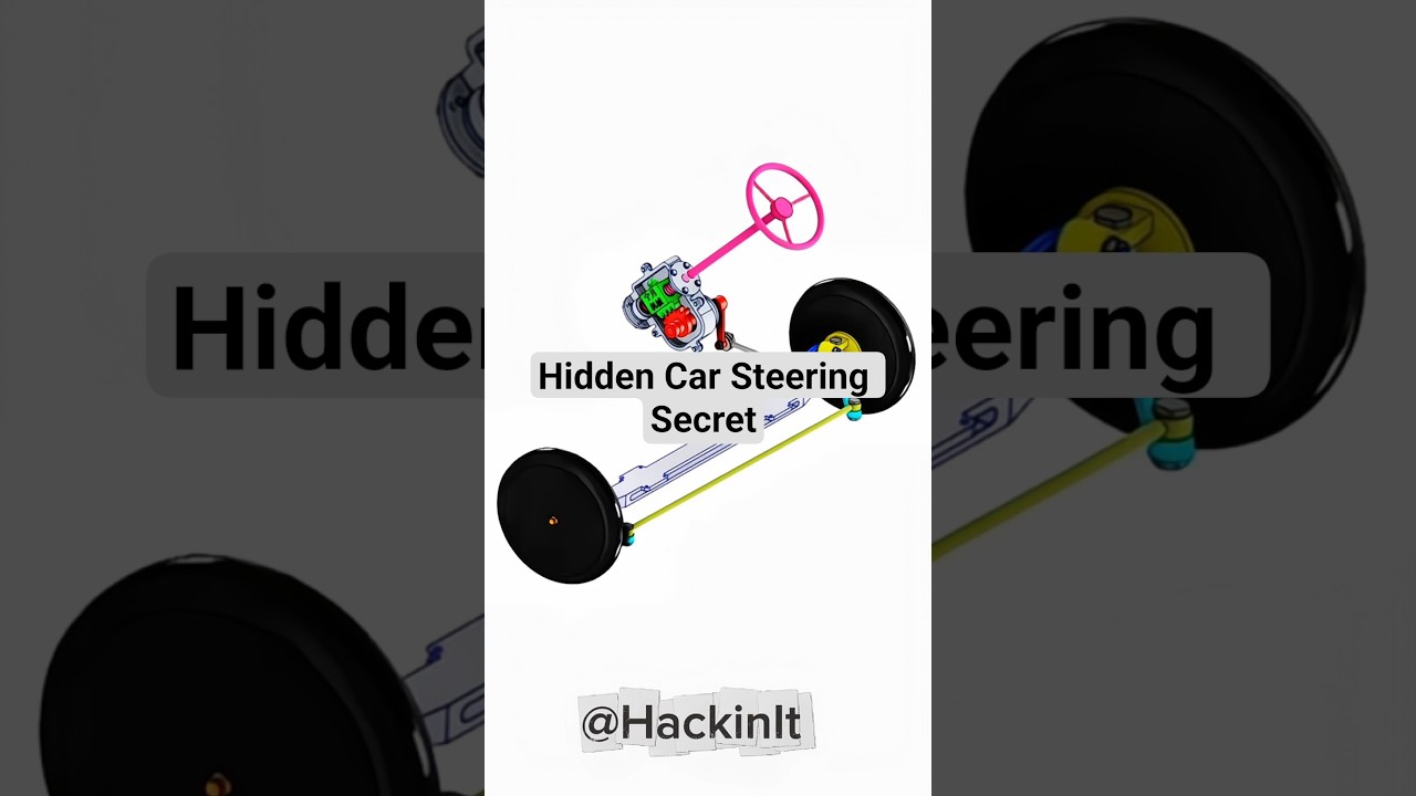 Steering Linkage System Made Simple!#CarMechanics #EngineeringExplained #SteeringSystem #engineering