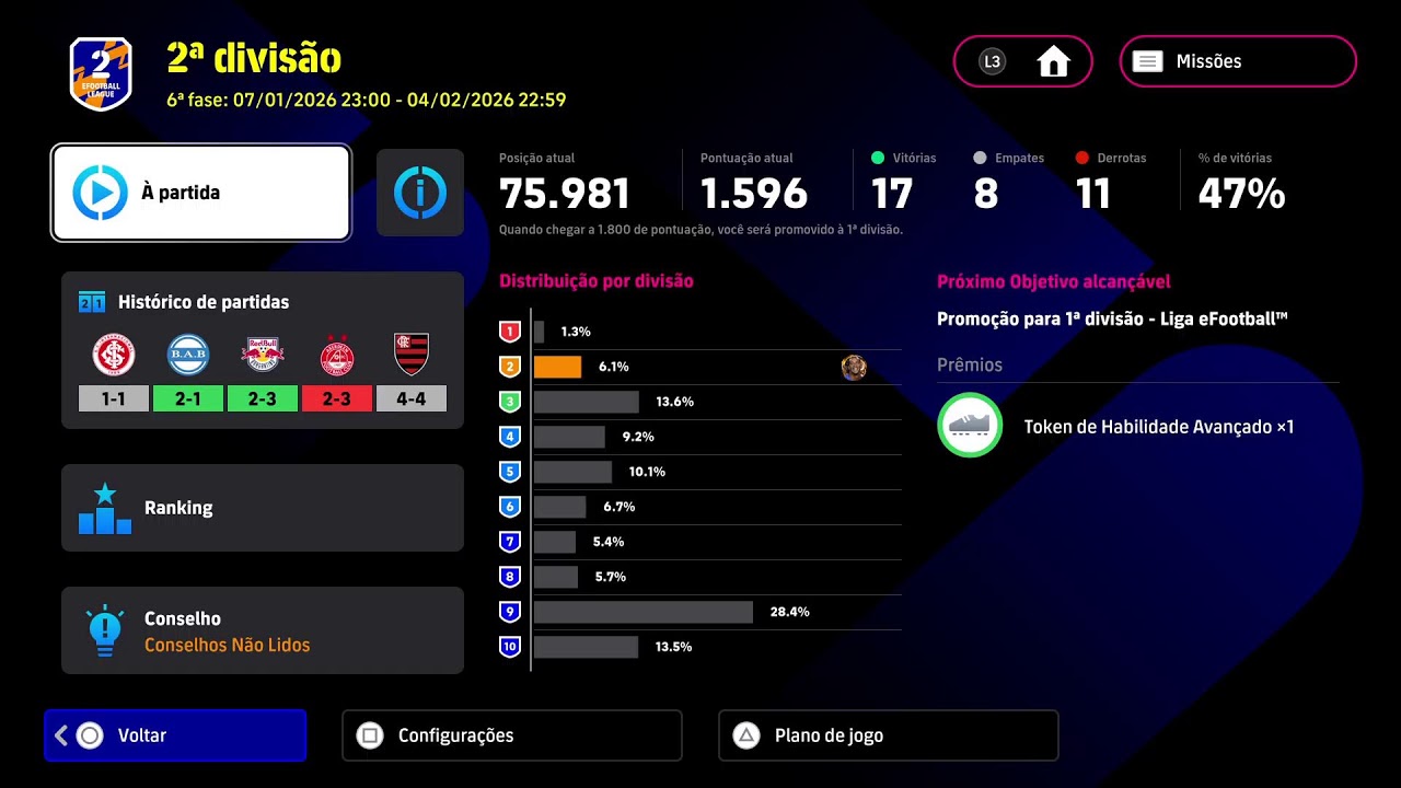 ⚽ Divisão eFootball 26 🔴AO VIVO🔴