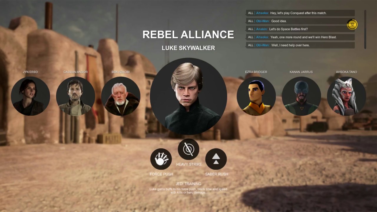 Star Wars Battlefront 2 EA Hero Concepts - Original Trilogy, Rogue One, Clone Wars, Rebels