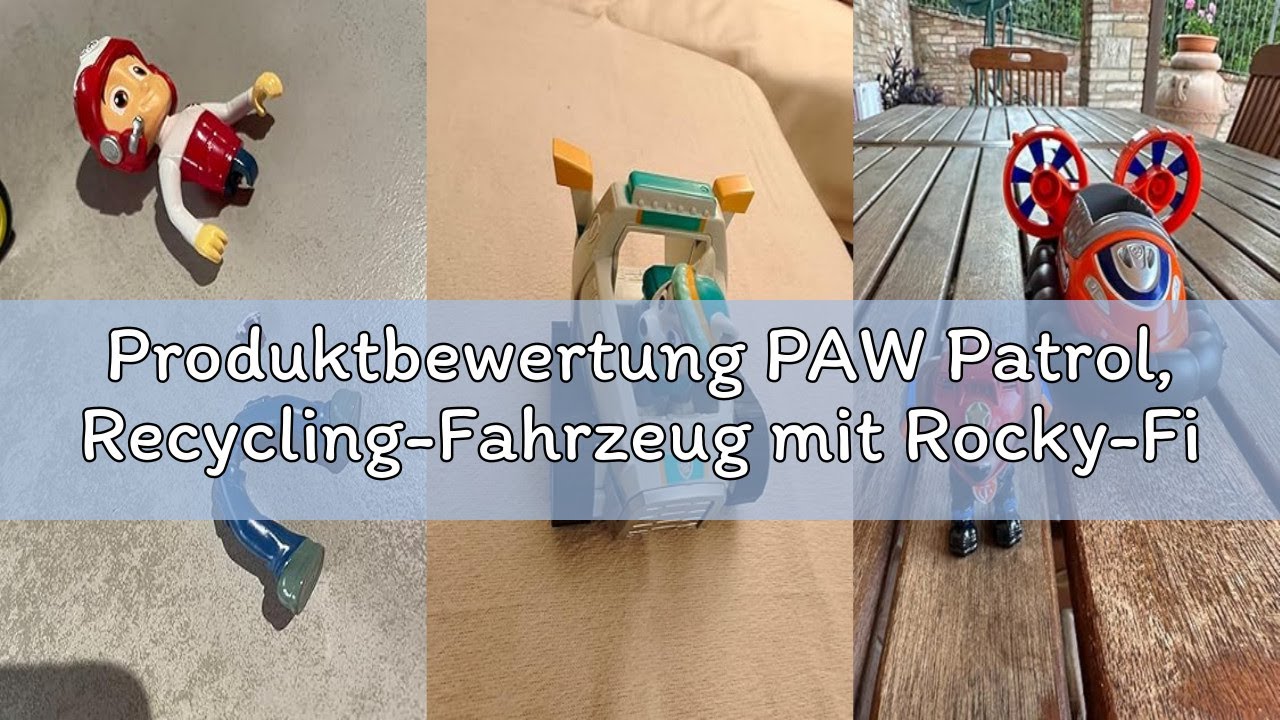 Produktbewertung PAW Patrol, Recycling-Fahrzeug mit Rocky-Figur (Basic Vehicle/Basis Fahrzeug), Spie