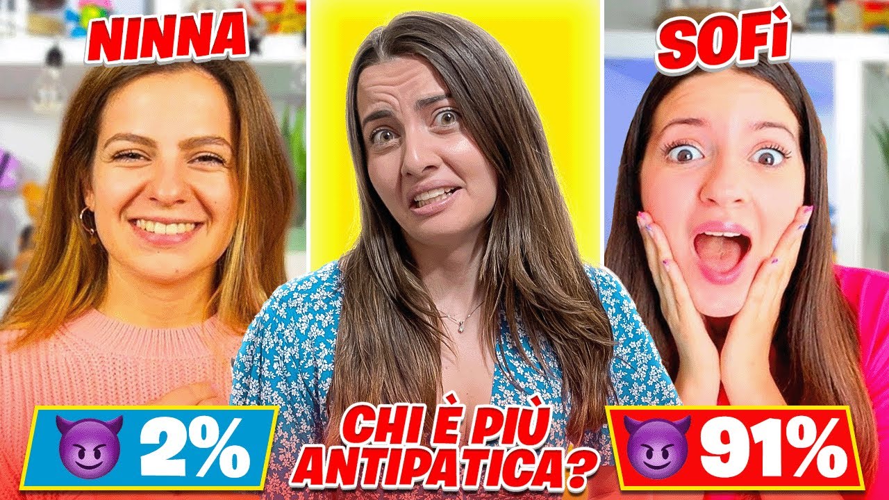 CHI è PIù ANTIPATICA TRA NINNA E SOFì? DANI VOTA LE AMICHE YOUTUBER !!
