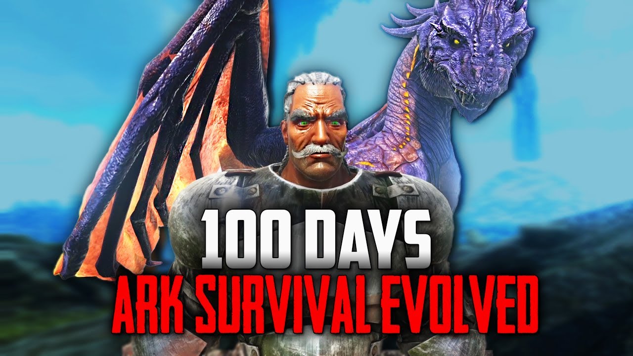 100 Days ARK Survival Evolved (Остров)