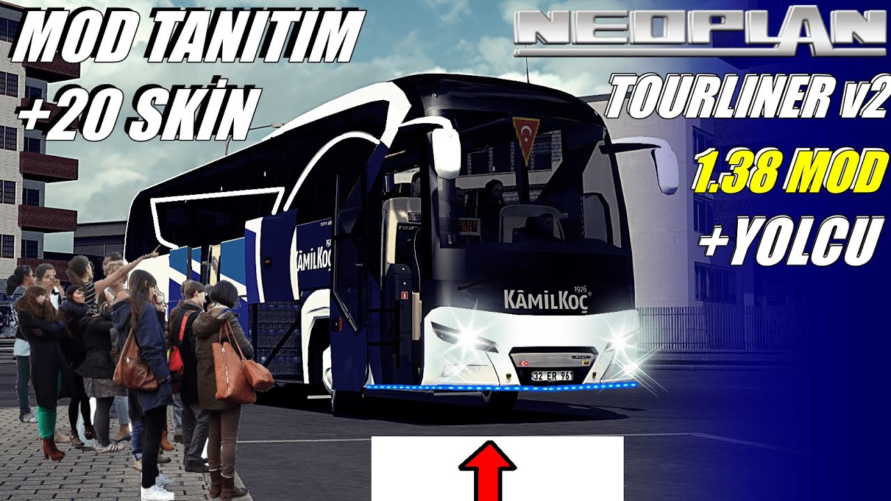 ETS2 - 1.38 NEOPLAN TOURLINER 2020 V2 + TÜM SKİNLER + MOD TANITIM + YOLCU MODU + TEST SÜRÜŞÜ