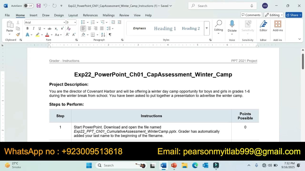 Exp22 PowerPoint Ch01 CapAssessment Winter Camp |  Exp22 PPT Ch01 Winter Camp
