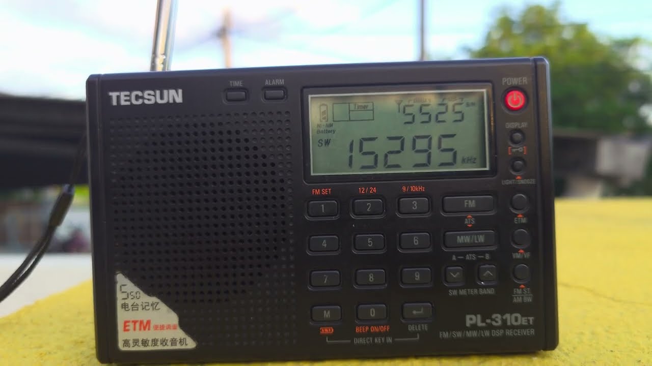 RTM Radio Televisyen Malaysia shortwave test transmission SW 15295kHz (Sabah VFM)