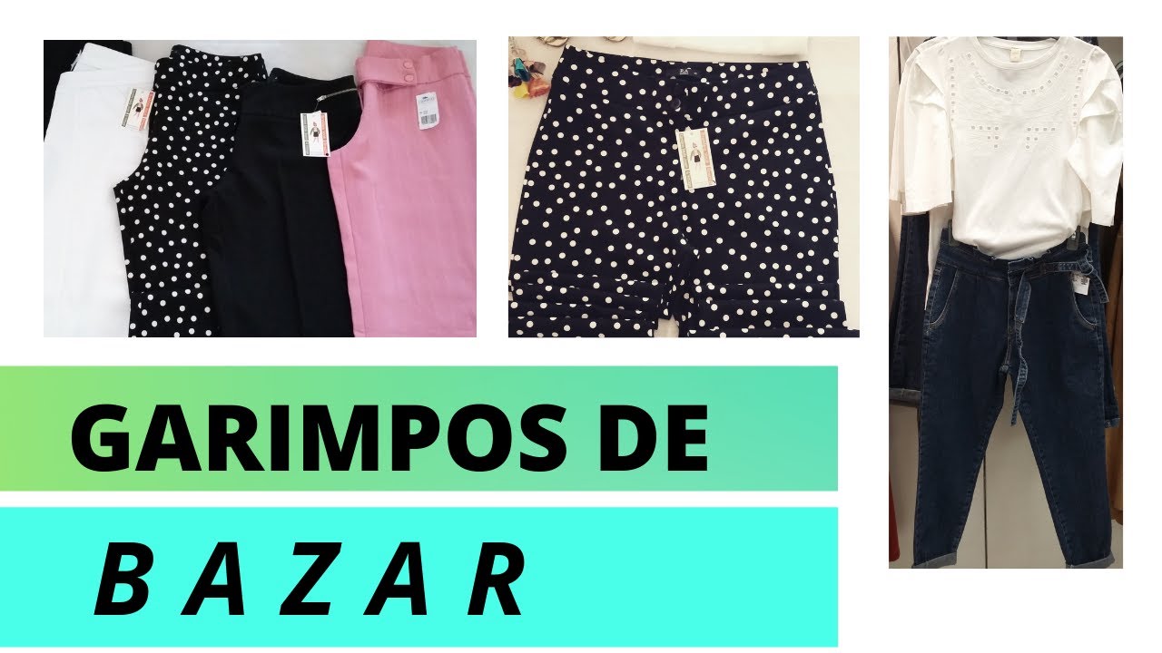 BAZAR Roupas| Cal&ccedil;as a R$ 4,00 reais💲   #Bazarbarato#modasustentavel#garimposdebazar