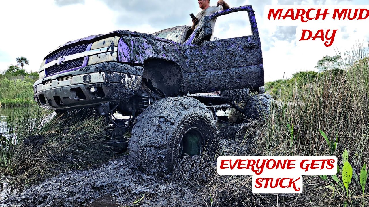 Mud Trucks Go WILD & Everyone Gets Stuck | Canaveral Groves | March Mud Day | RevMaster |
