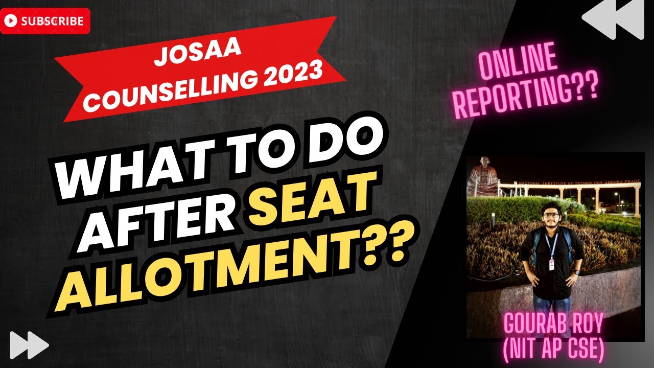🛑JOSAA ONLINE REPORTING Explained✅ || JOSAA Counselling 2026 || CSAB Counselling | JoSAA 2026