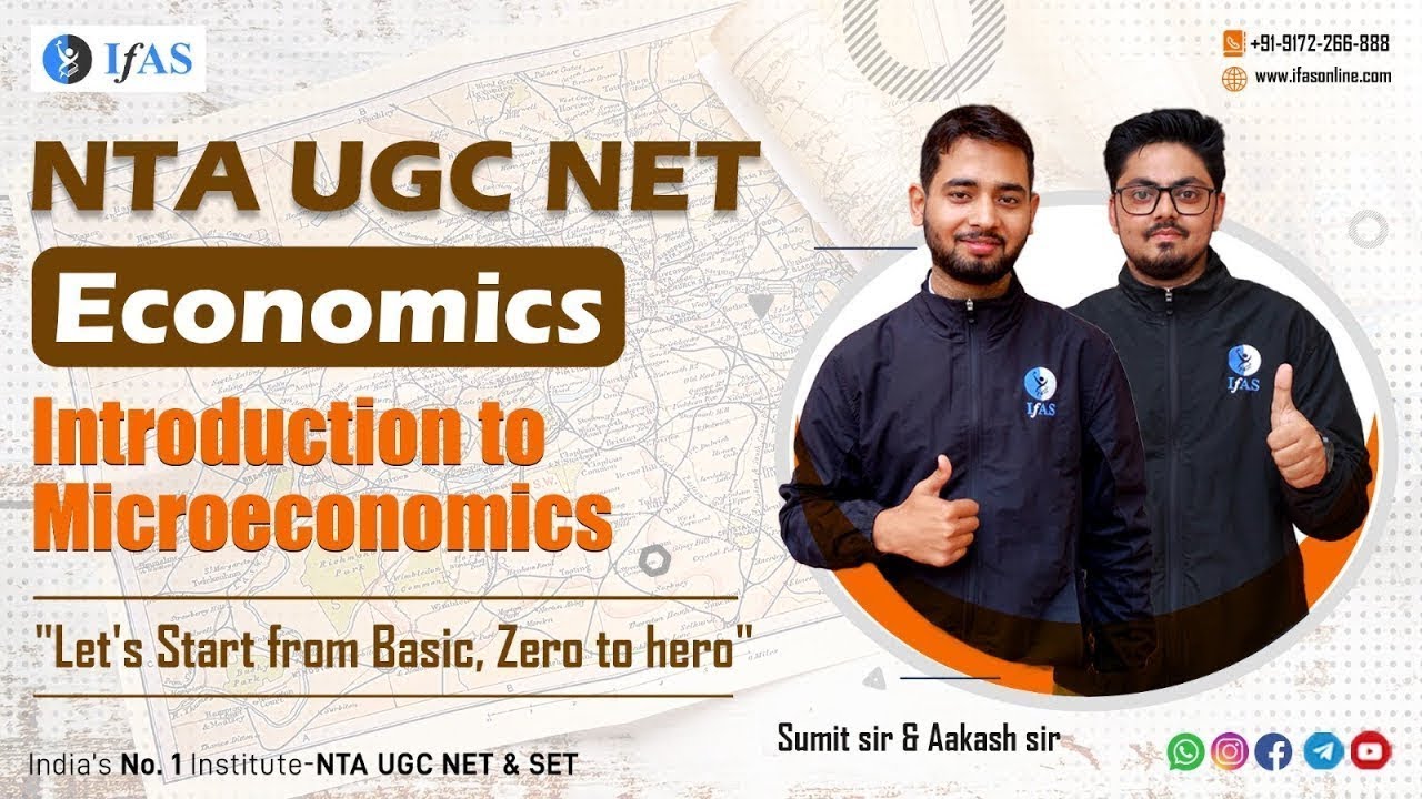 UGC NET Economics 2023 Preparation | Introduction of Microeconomics in Hindi | IFAS