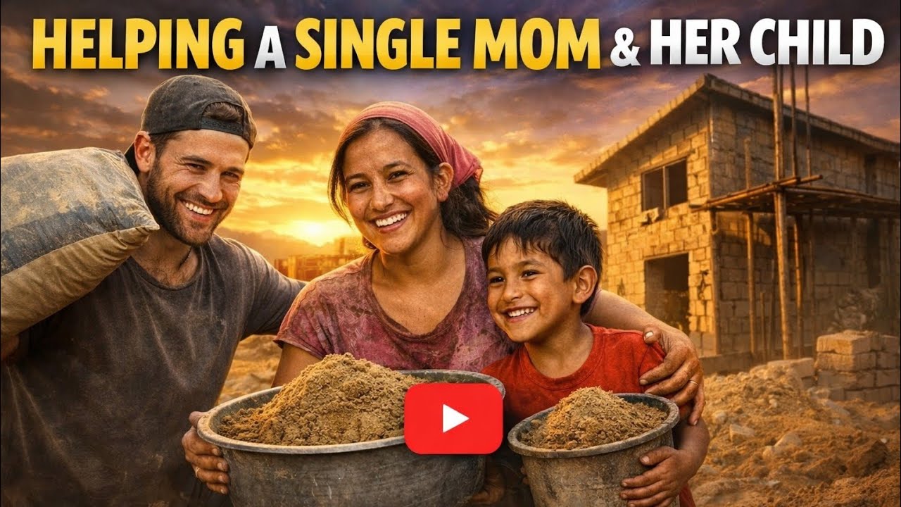 Single Mom Builds Home with Engineer #SingleMom #LyPhucLoc #HelpingHands #DIYHome #InspiringStory