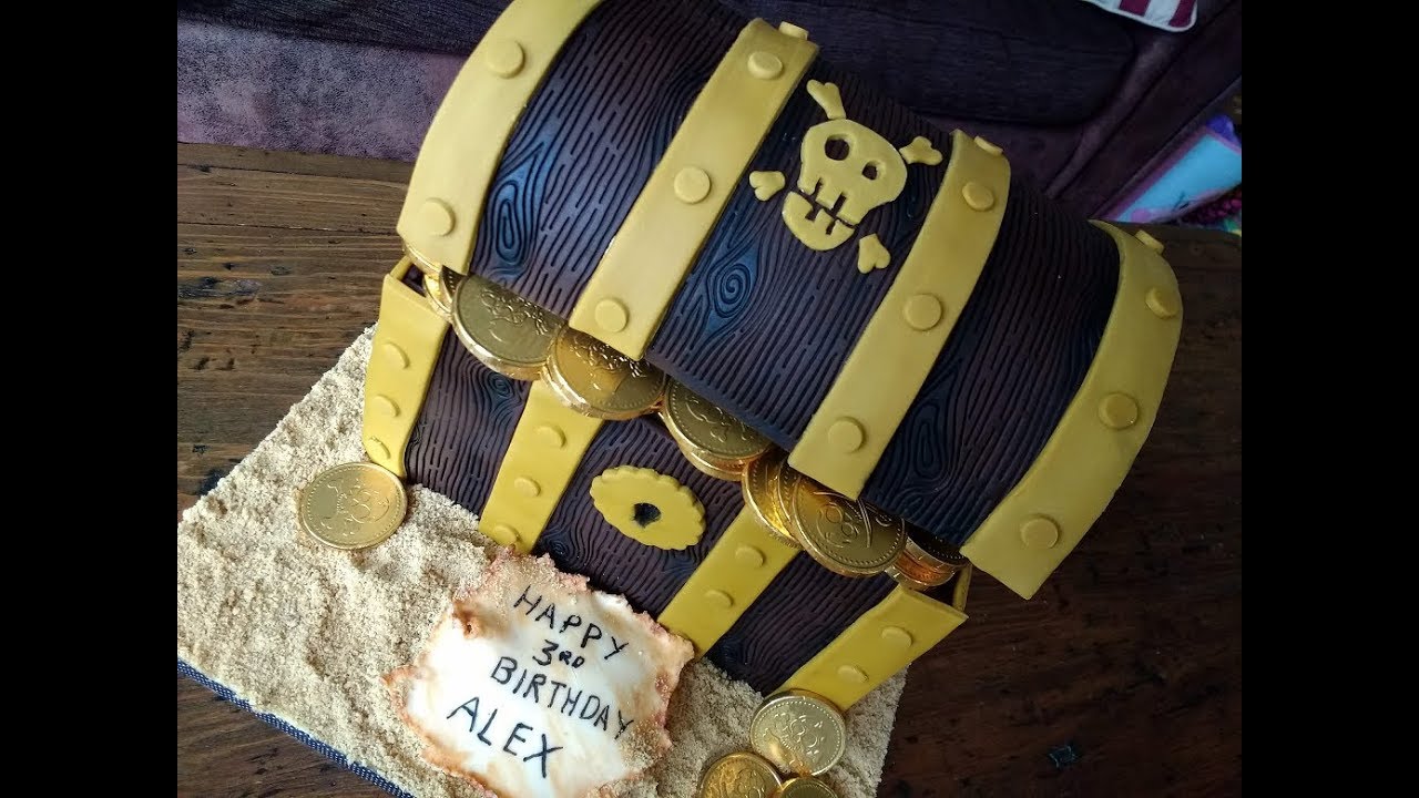 Treasure Chest Cake . . . how to