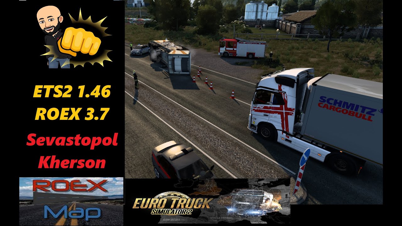 ETS2 1.46 - ROEX Premium 3.7 - Sevastopol (Russia) to Kherson (Ukraine) - Kommentar: deutsch