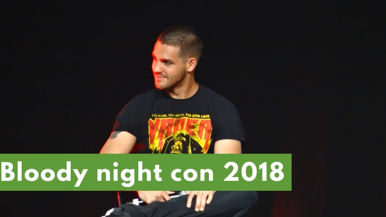 Steven R McQueen panel Bloody Night Con Brussels 2018 highlights
