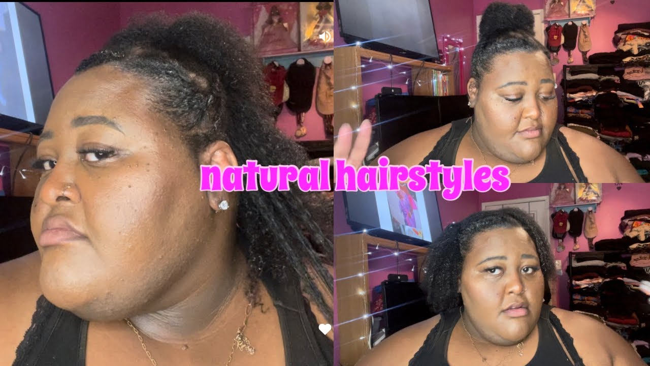 Hairstyles on my natural hair👩🏽&zwj;🦱/MarjanAlexis