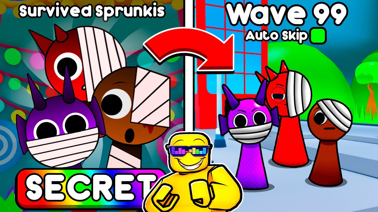 Finding SURVIVORS In Sprunki Tower Defense