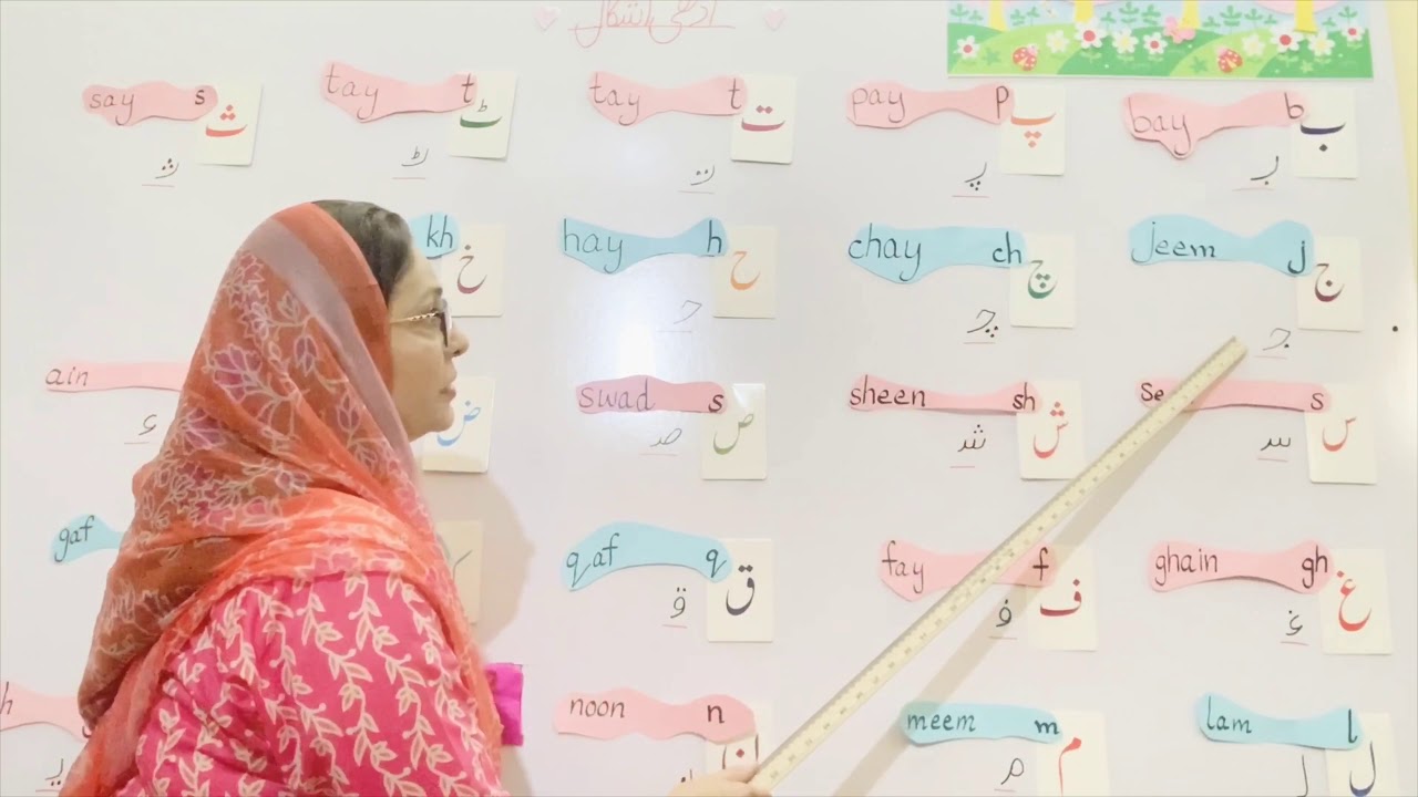 Haroof e Tahaji ki Adhi Ashkal   حروف تہجی کی آدھی اشکال