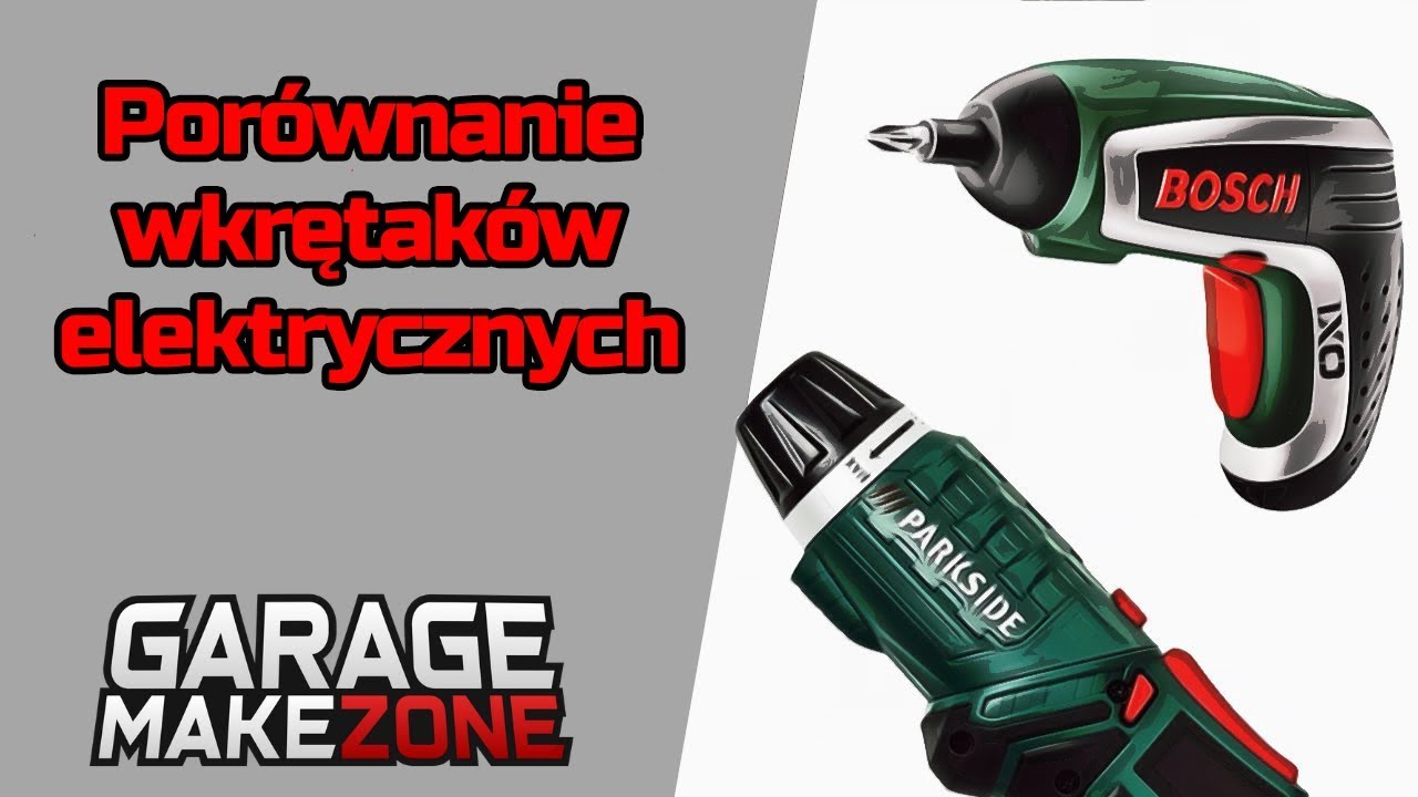 076 - #Bosch vs #Parkside - Porównanie wkrętaków elektrycznych