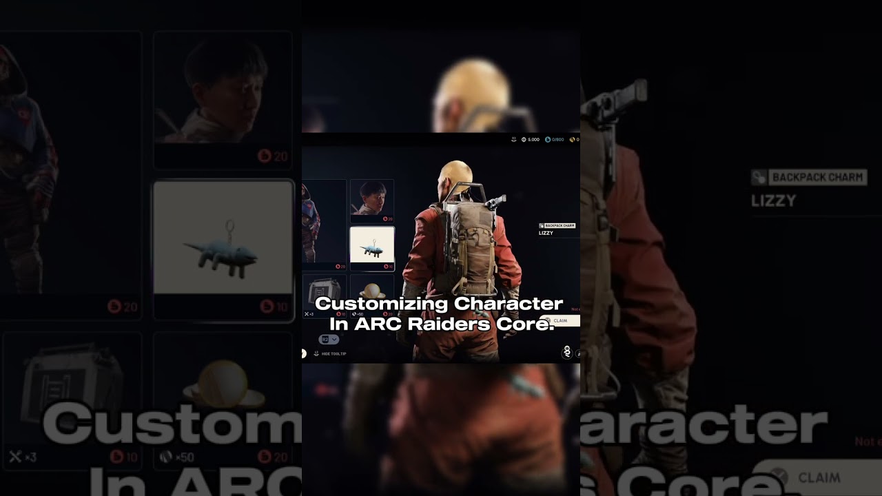 Customizing Character In ARC Raiders Core 