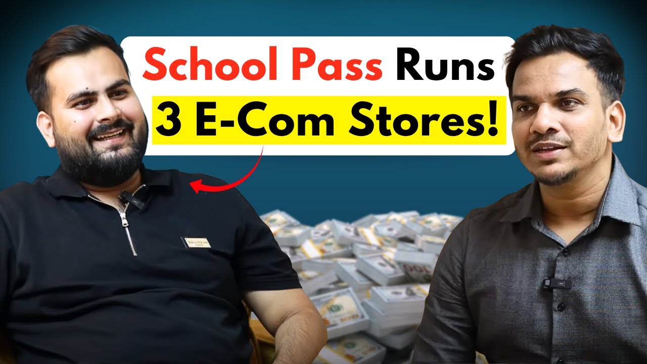 He runs 3 E-commerce stores! Success Story!