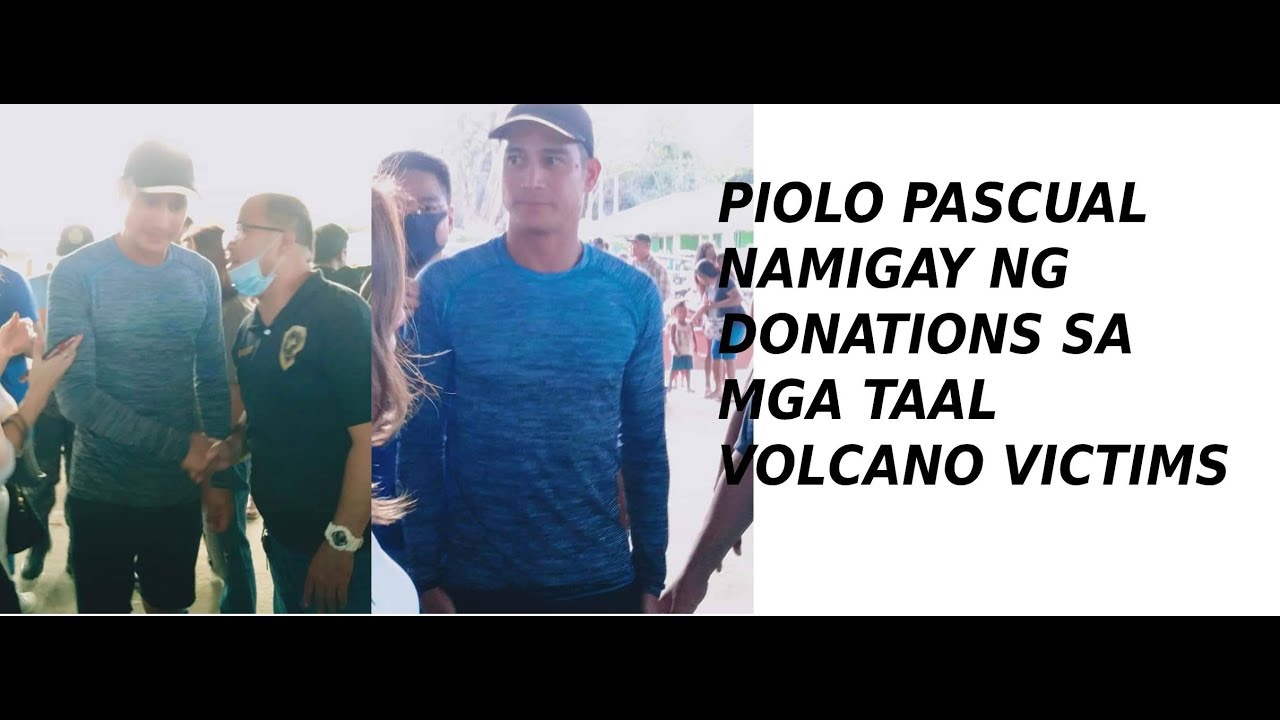 PIOLO PASCUAL VISITS TAAL VOLCANO VICTIMS | PIOLO PASCUAL BINISITA ANG MGA NASALANTA NG TAAL VOLCANO