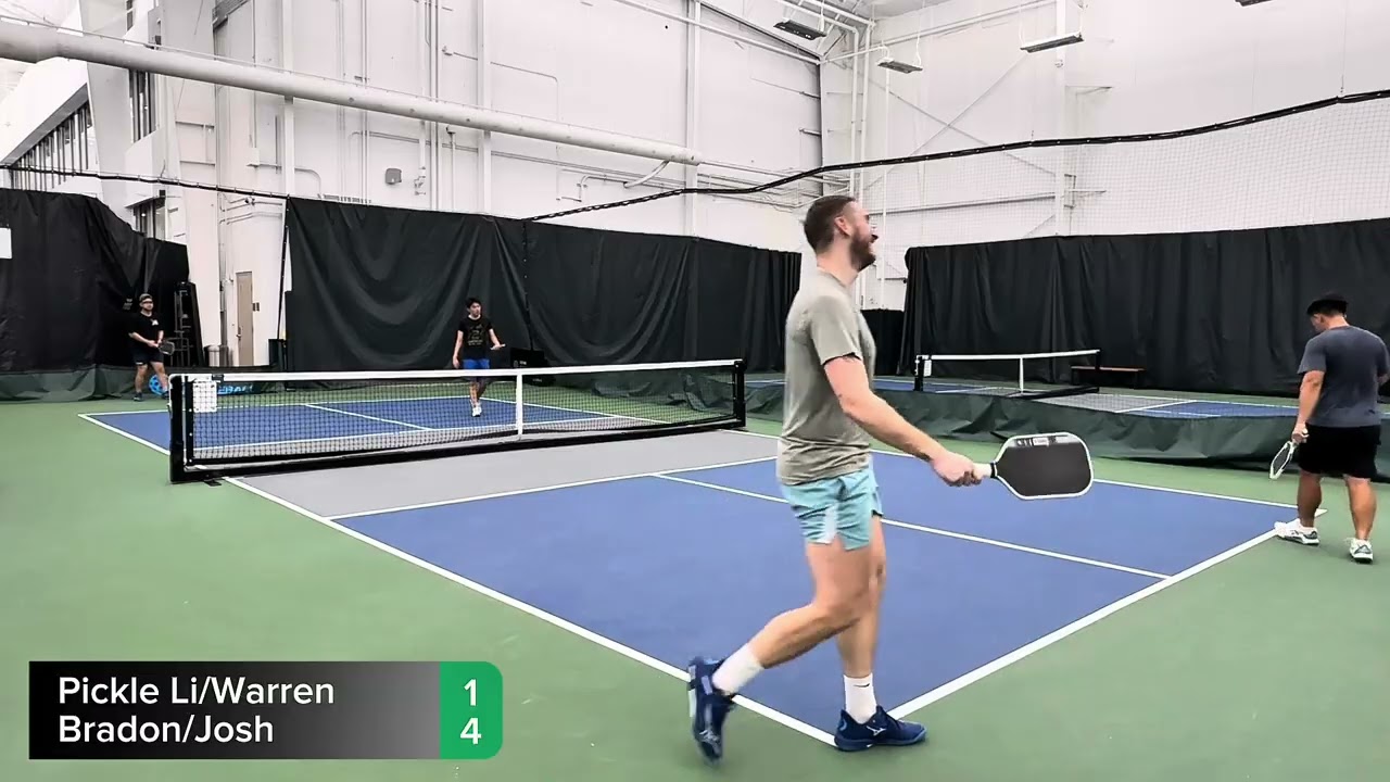 Playing Against TWO 5.0+ Players! (4.5+ Pickleball)
