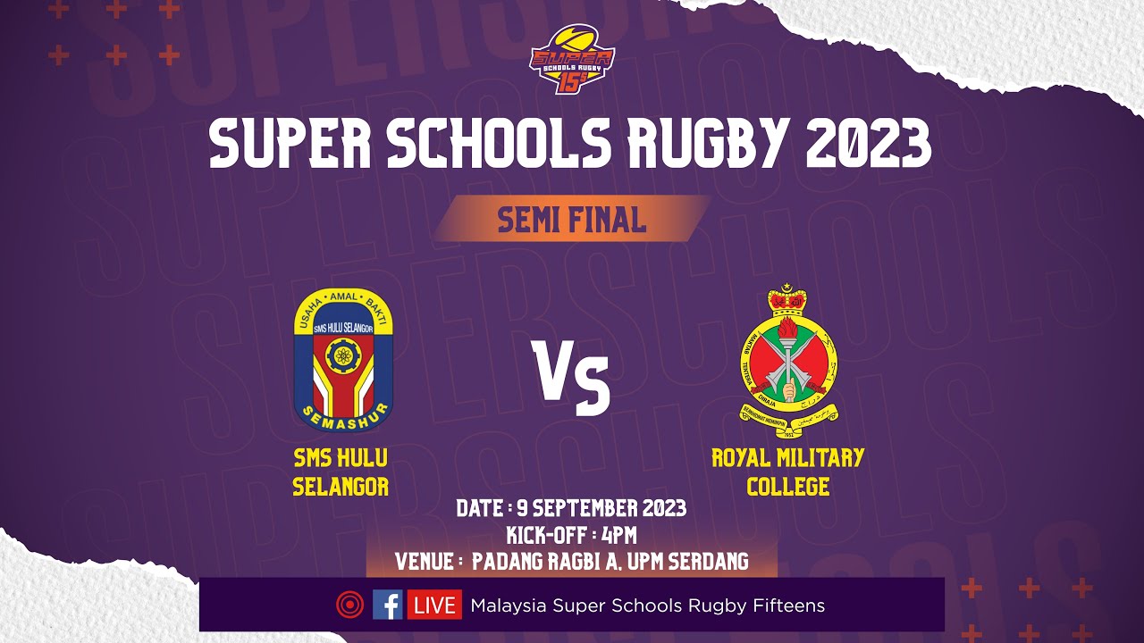 SMS Hulu Selangor (SEMASHUR) vs Royal Military College (RMC) - Semi Final | 9 - 7 #ssr23