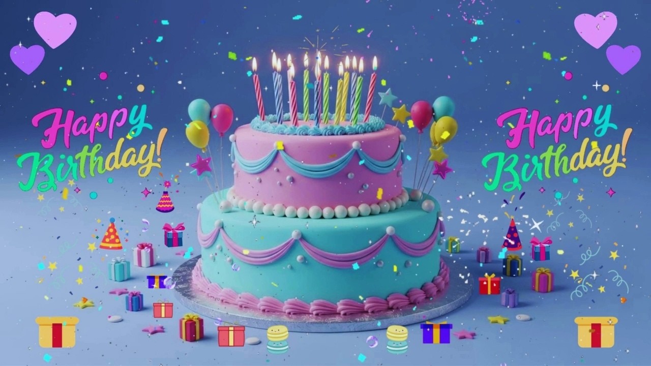 🎂Happy Birthday Song for Celebration Party 🎉 Happy Birthday To You 💖