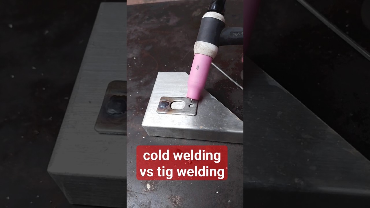 cold welding vs tig welding #ColdWelding #tigwelding #diy