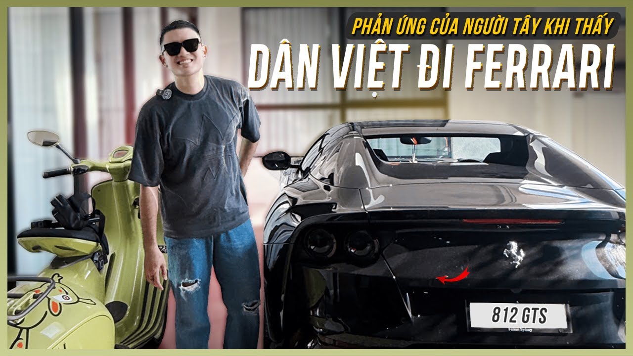 Vuong Khang ở Úc #4 | PHẢN ỨNG CỦA NGƯỜI ÚC KHI THẤY DÂN VIỆT NGỒI FERRARI 812 GTS TRIỆU ĐÔ