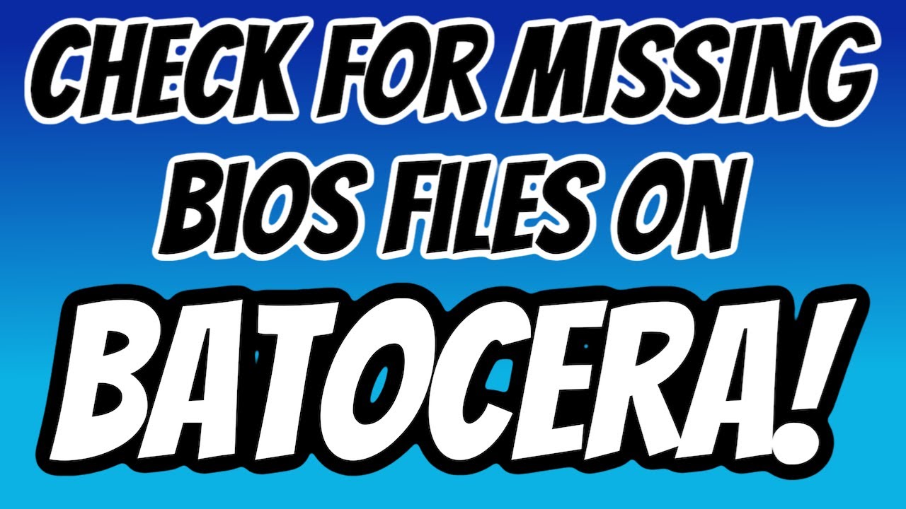 Check For Missing BIOS Files On Batocera | Retro Gaming Emulation Platform | RetroPie Guy Tutorial
