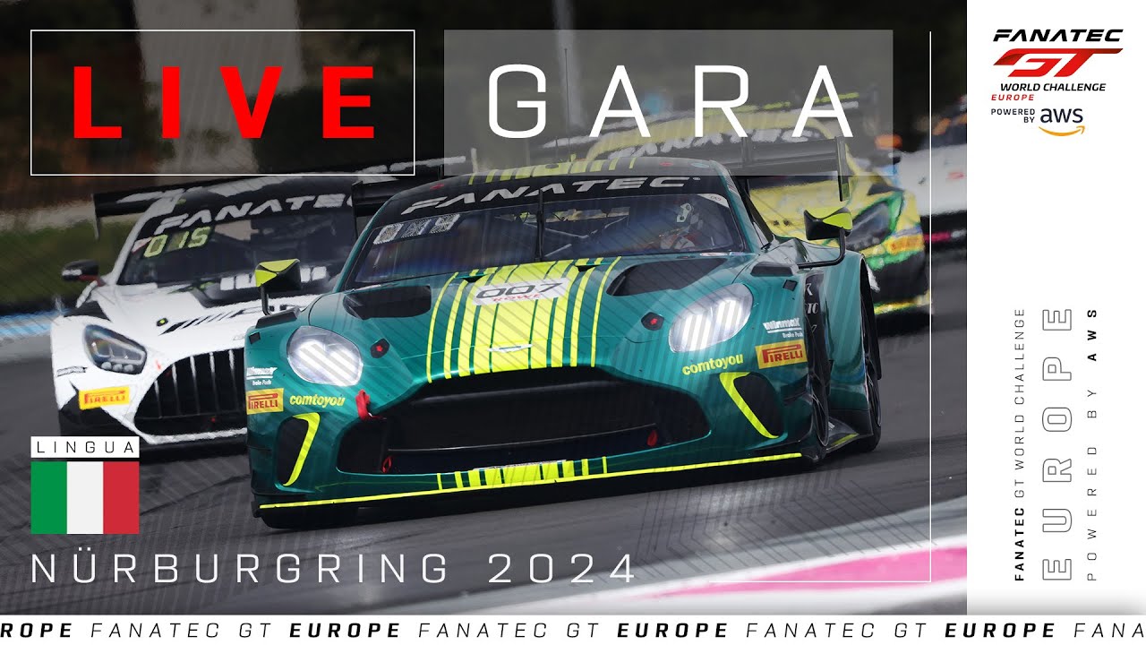 LIVE | Gara | Nurburgring | Fanatec GT Europe 2024 (Italiano)
