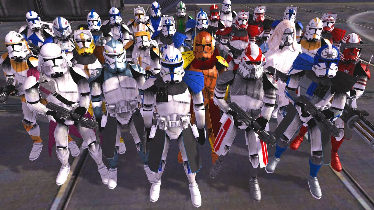 ALL Clone Commanders Execute ORDER 66! - Men of War: Star Wars Mod Battle Simulator