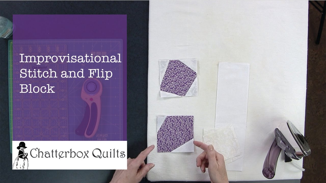How to make an improvisational quilt block