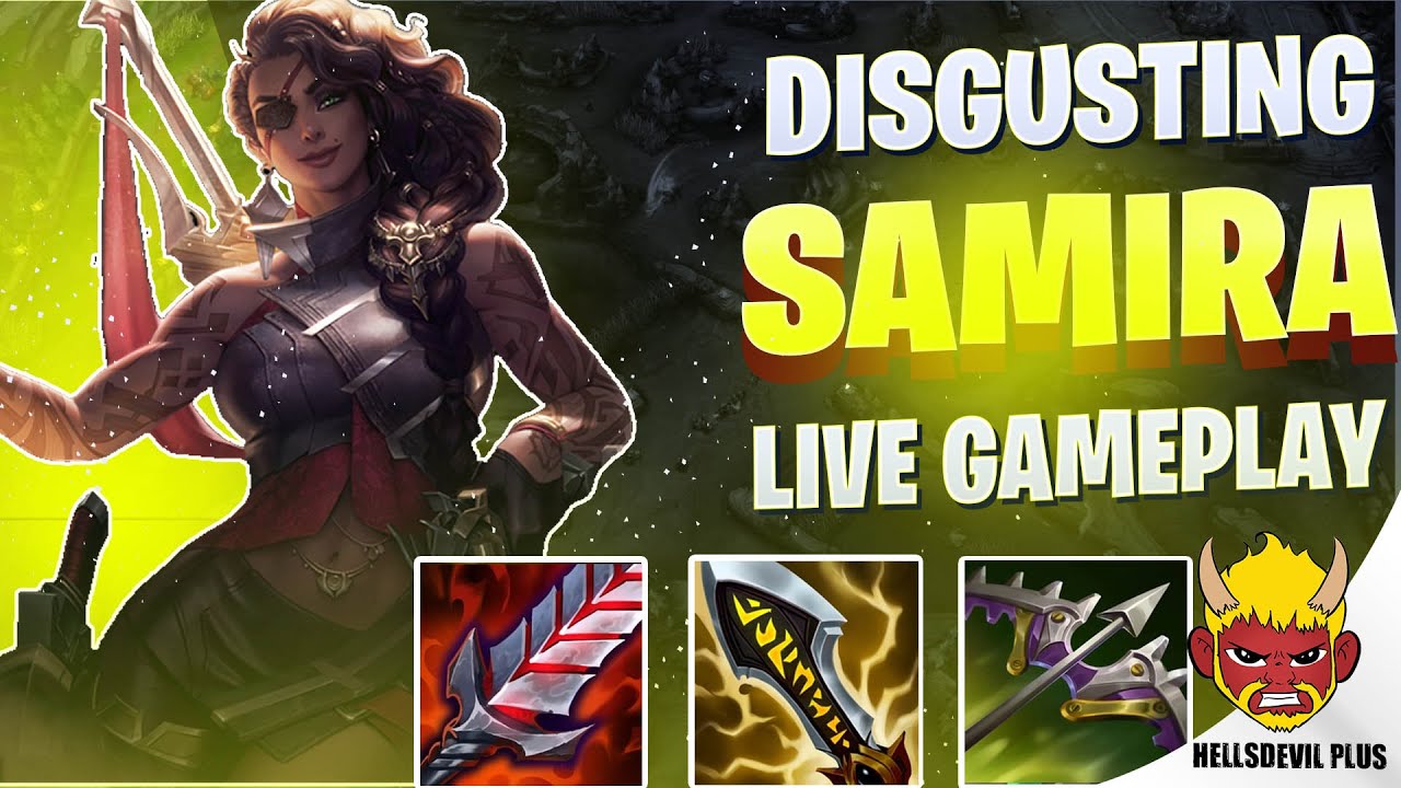 DISGUSTING 20+ KILLS SAMIRA GAME! - Wild Rift HellsDevil Plus Gameplay