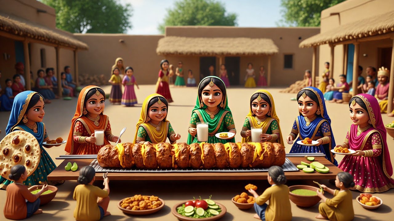 Village Food Secrets 😜 Part 5 | New Food Recipes | Tiny Punjabi girls chefs