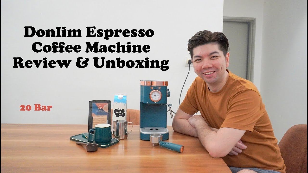 Распаковка и обзор кофемашины DONLIM Coffee Espresso
