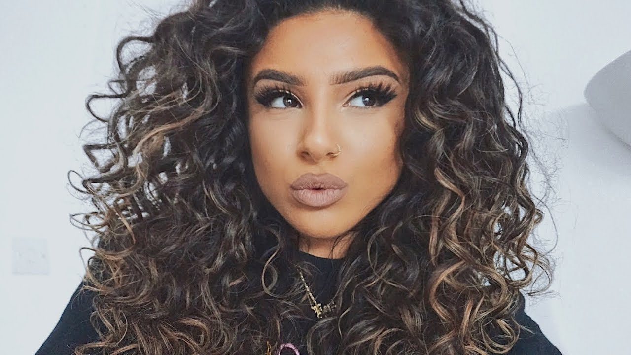 BIG CURLY HAIR TUTORIAL (how to get curlier hair NATURALLY!)