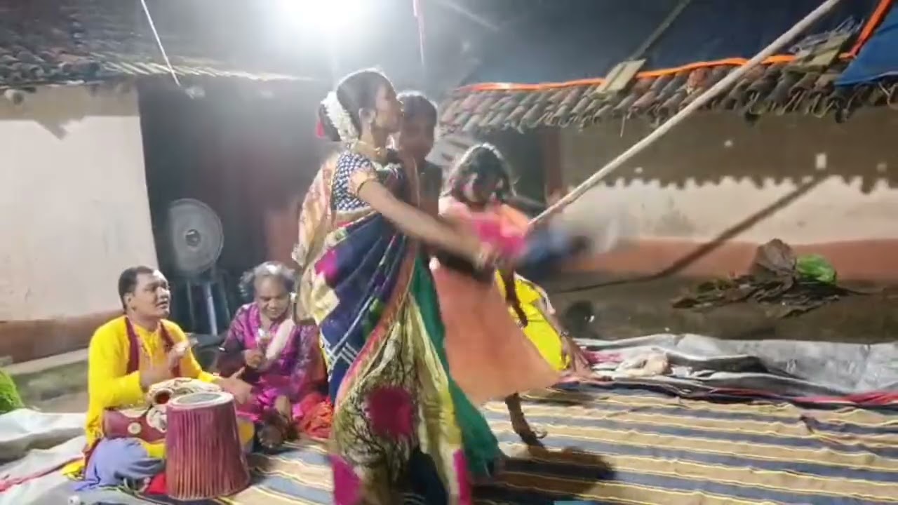 Goya pala karam song and dance Gayaka - jogendra Mahanta At - kuspada 