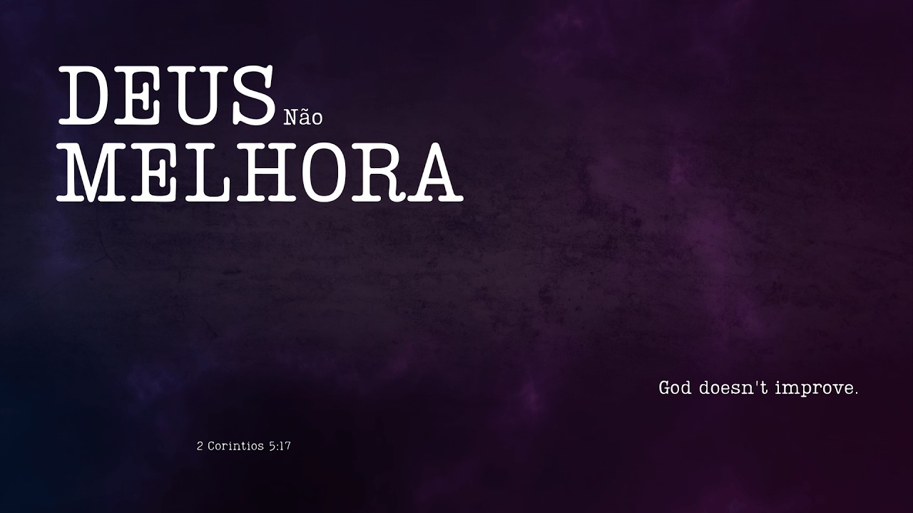Deus, nao melhora || Pra. Sabrina Ribeiro