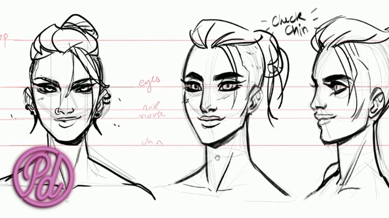 Learn To Draw Faces with Marisha & Babs | Pub Draw