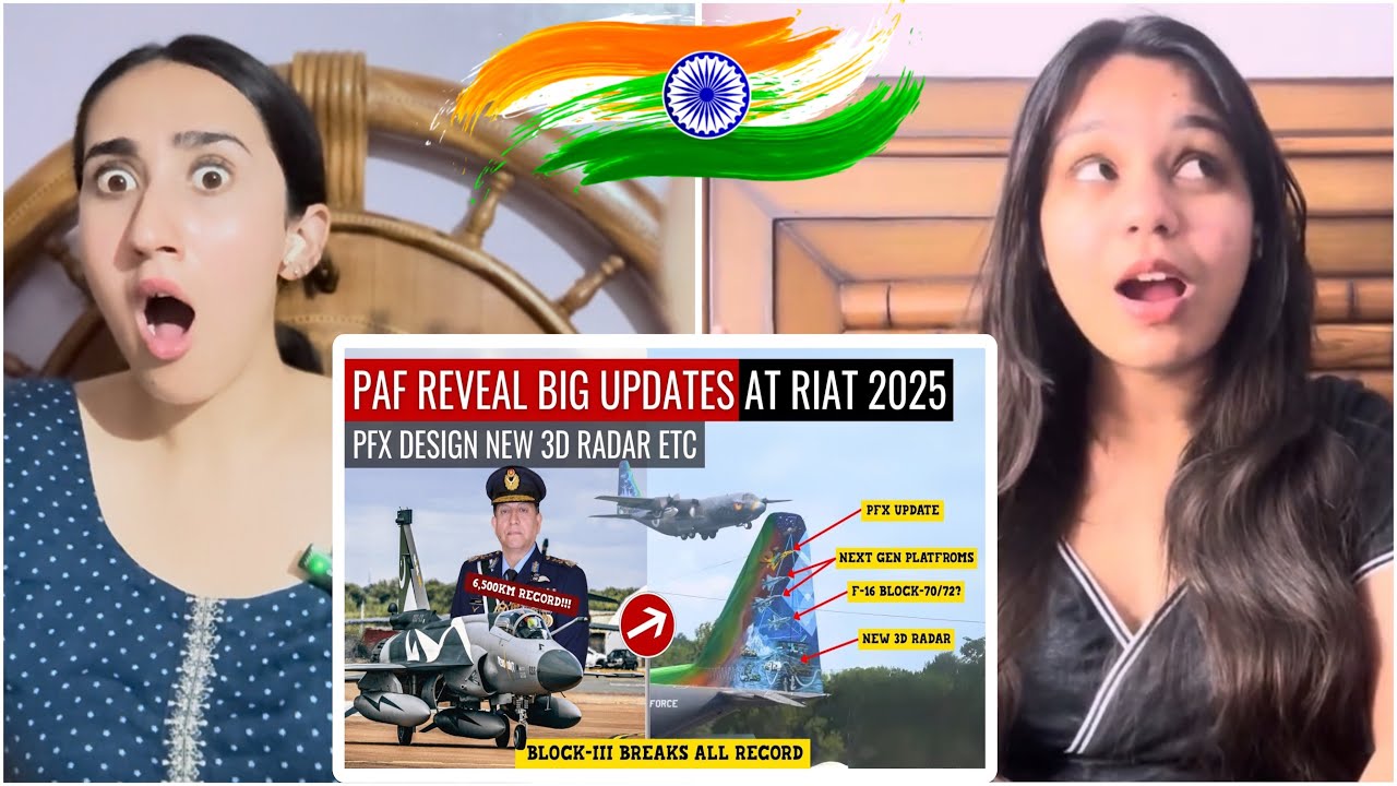 PAF Reveals Big Updates at RIAT 2025 | 2Trophies Winner | PFX 3d Radar | Indian React