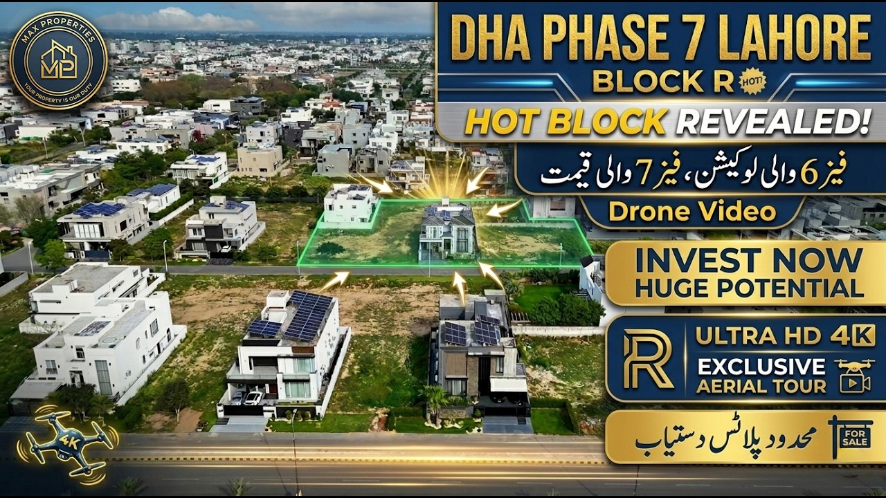This Block Feels Like Phase 6&hellip; But Costs Less 😳 | DHA Lahore Phase 7 Block R Full Guide