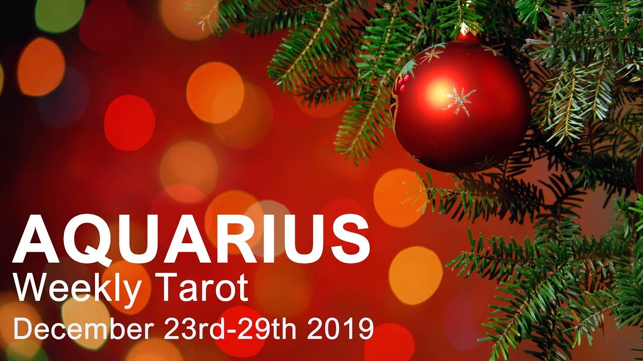 AQUARIUS WEEKLY TAROT READING 