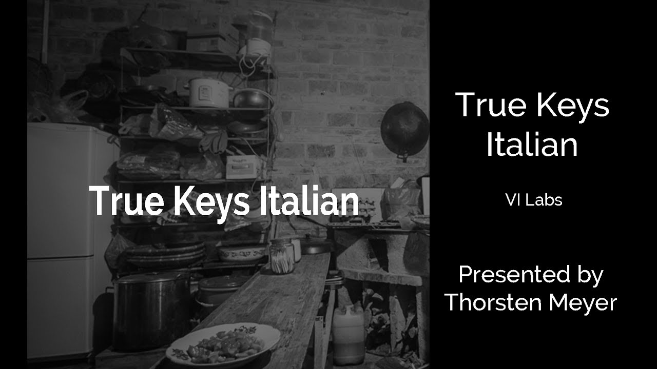 True Keys Italian by VI Labs Improvisation