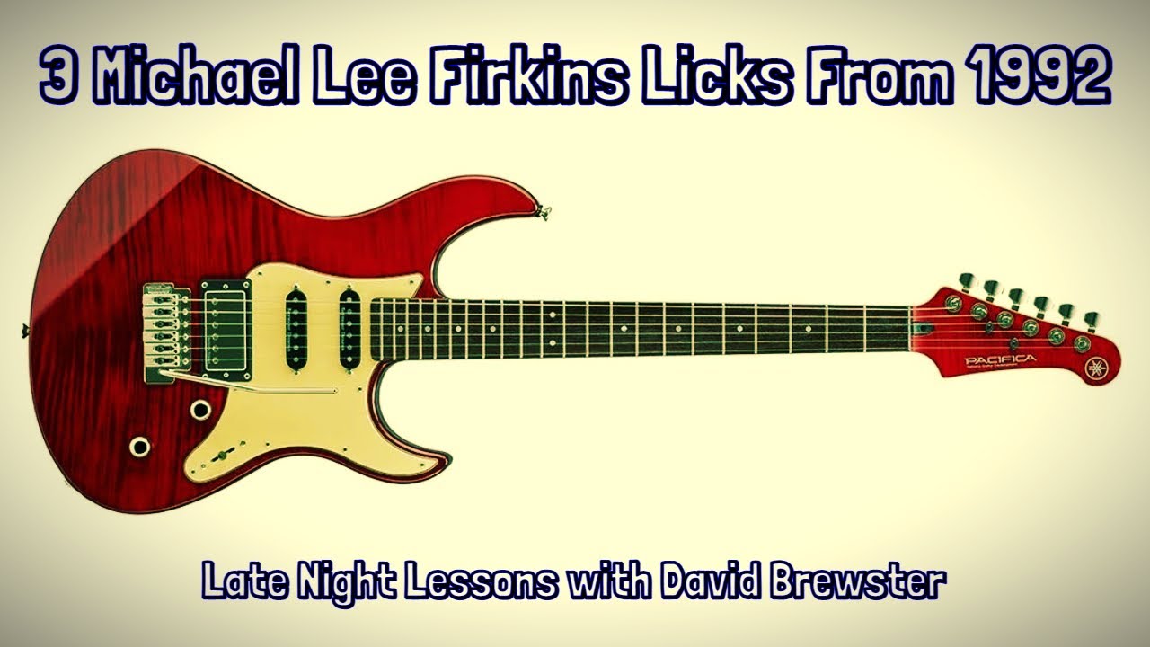 3 Michael Lee Firkins Licks From 1992