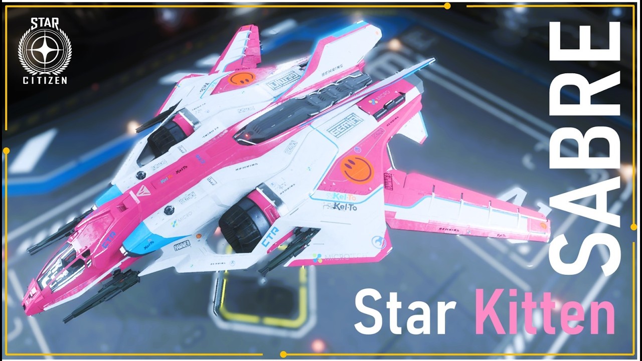 Sabre - Star Kitten paint - Star Citizen
