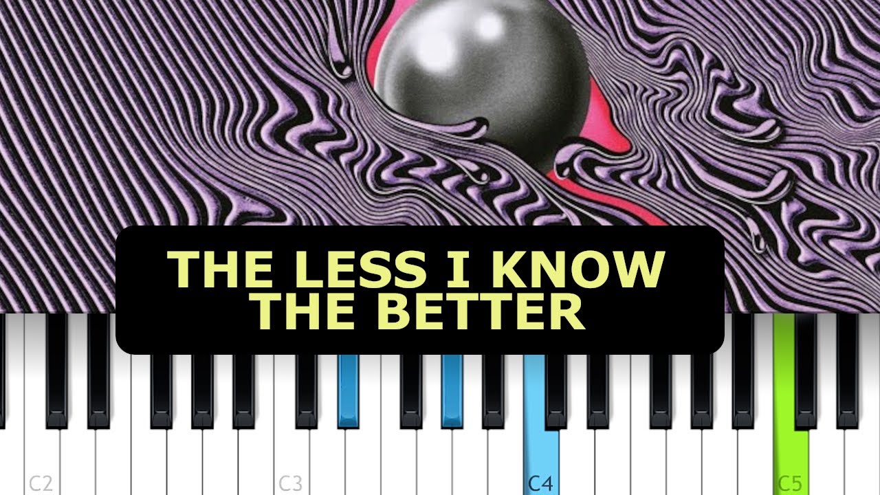 Tame Impala - The Less I Know the Better (Piano Tutorial)