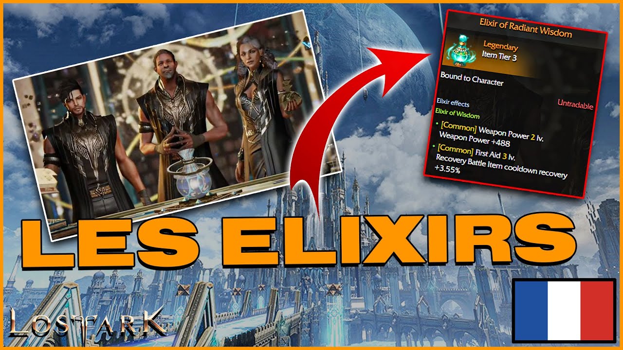 [Lost Ark FR] Tout savoir sur les élixirs | Guide et explications élixirs Voldis